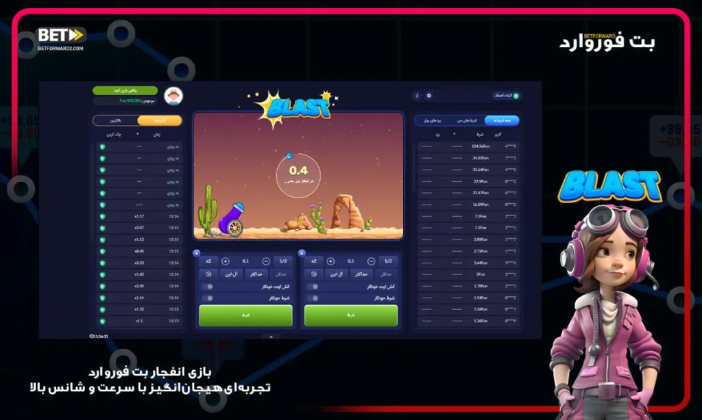 انفجار بت فوروارد Blast