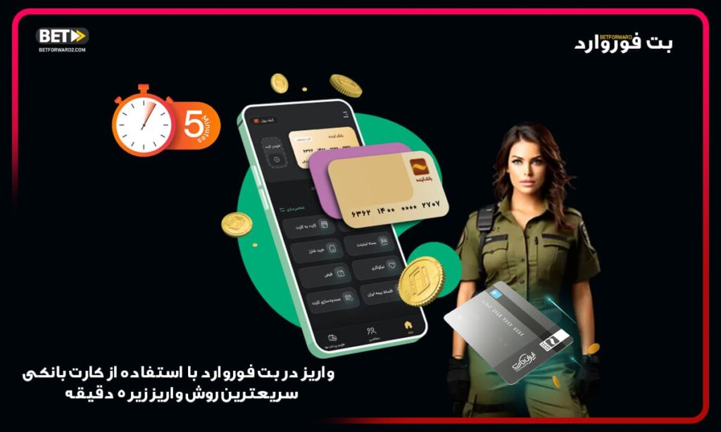 واریز-در-بت-فوروارد-با-استفاده-از-کارت-بانکی